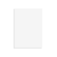 Vector white empty sheet of paper. A4 template, cover, placard, brochure, banner, flyer, background and etc. Place for your content