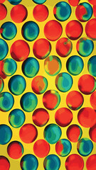 A set of colorful and colorful soap bubbles to create a design.