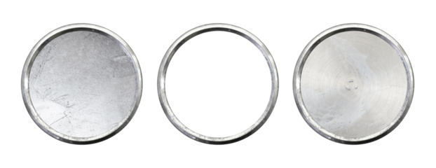 empty sign set on white background