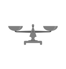 Vector scales Icon, isolated on a white bacground. Vector illustration.