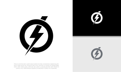 Flash Electric Logo Bolt Energy Company. 