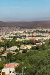 Fototapeta premium Aerial view over the city of Sefrou in Morocco