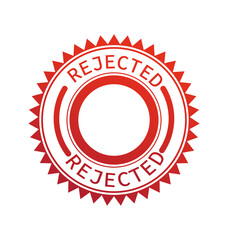 Green and red accept decline button. Abstract web template with red accept decline on white background. Isolated vector illustration.