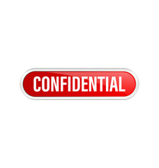 Vintage confidential, great design for any purposes. Button for banner design. Information sign. White background.