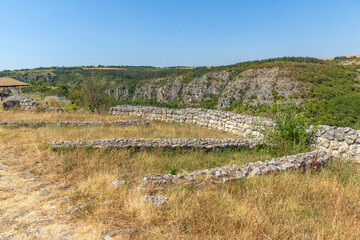 Ruins of medieval fortificated city of Cherven, Bulgaria