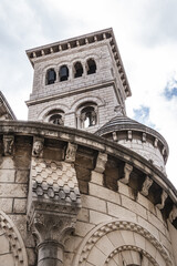 Monaco Cathedral of Our Lady of the Immaculate Conception or Saint Nicholas Cathedral. Roman Catholic Cathedral located on site of the church built in 1252. Monaco-Ville, Monaco.