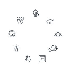 core values icons set . core values pack symbol vector elements for infographic web