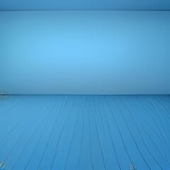 empty blue room