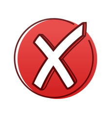 Obraz premium Do s and don ts red and green badge. Hand drawn info logotype graphic design isolated on white background.