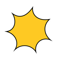 balloon speech wow surprise promotion yellow