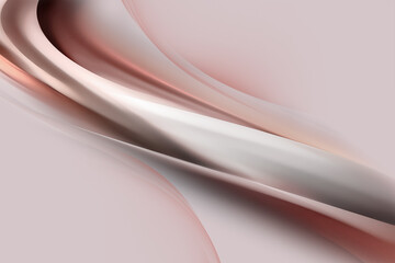 Abstract smooth red wave element. Flow curve red motion illustration. Smoky wave design.