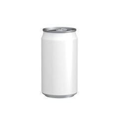 White can, 3D illustration