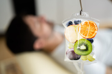 IV Drip Vitamin Infuser Therapy Solution