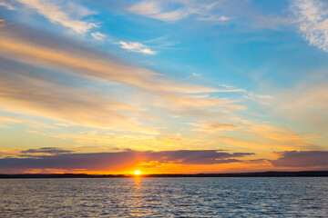 Obraz premium Beautiful Sunset landscape