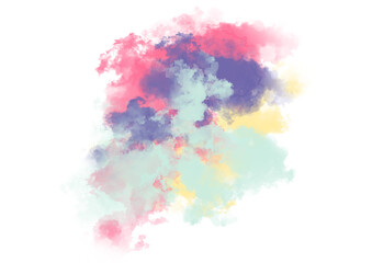 Watercolor abstract splash painting texture