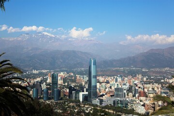 Paisaje ciudad Costanera Center
