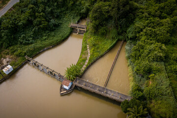 The water collection lagoon guarantees the water supply for the metropolis of Rio de Janeiro. The...