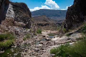 Cañon de sierra mexicana