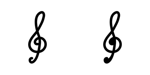 Music icon template design