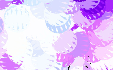 Obraz premium Light Pink, Blue vector background with abstract shapes.