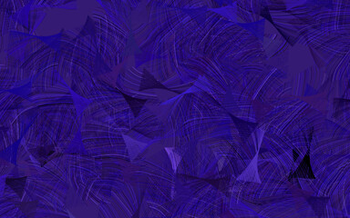 Dark Purple vector texture with abstract forms.
