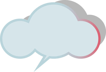 gray speech bubbles on transparent background . chat box or chat vector square and doodle message or communication icon Cloud speaking for comics and minimal message dialog