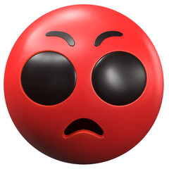 Emoji 3D Angry illustration
