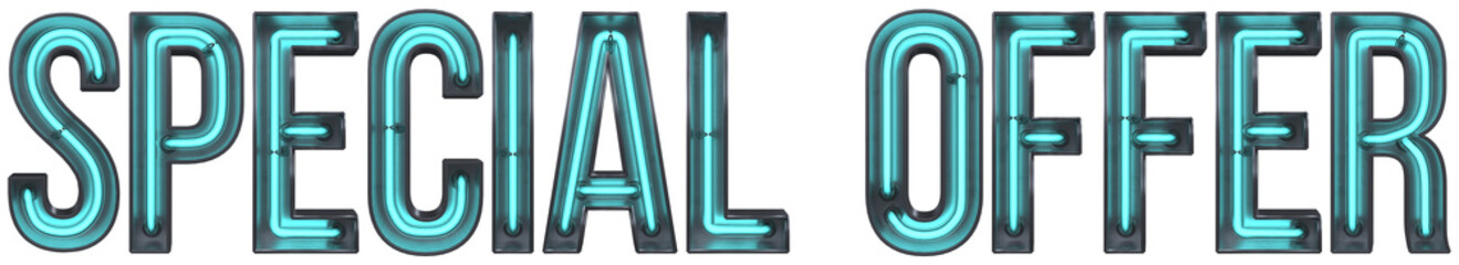 Special Offer Neon 3D text