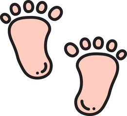 Baby Shower Filled Color Icon