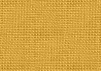麻袋の背景　黄麻布　黄色
