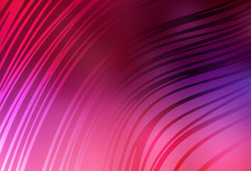 Dark Purple, Pink vector pattern with lines.