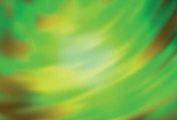 Light Green, Yellow vector blurred background.