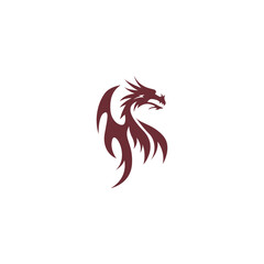 Dragon icon logo design
