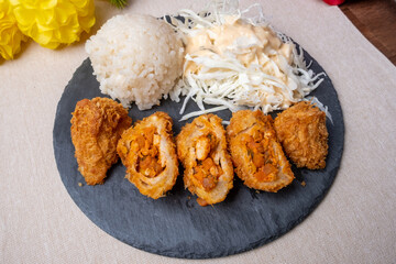 Korean style delicious pork cutlet