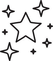 constellation doodle icon