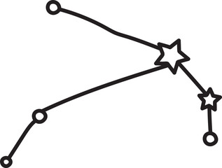 constellation  doodle icon