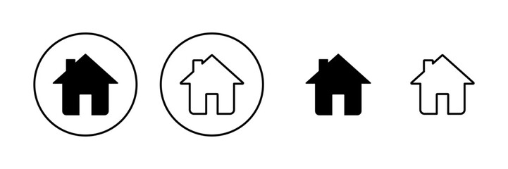 House icon vector. Home sign and symbol