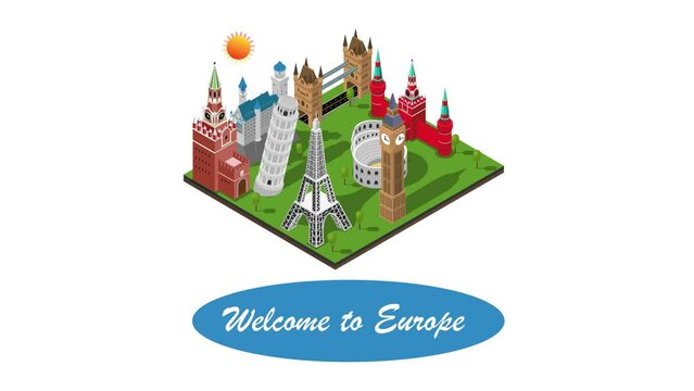 Famous Europe monuments
