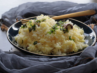 Saffron Rice or Zafrani Pulao, Pilaf,