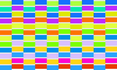 A bright colored mosaic background with a geometric pattern.