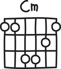 guitar chord doodle