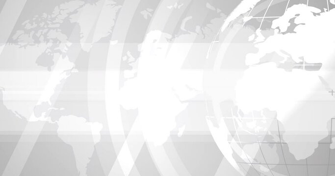 Abstract background world map, Cyber futuristic technology concept with copy space, 2D Geometry basic shape overlay Technology background 