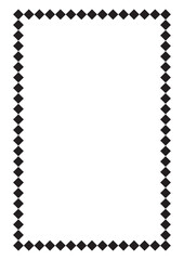 Vector Page border A4 design for project.