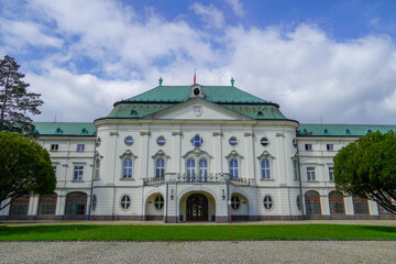 Bratislava, Slovakia - Aug 30, 2022:The Bishop's Summer Palace (Slovak: Letný arcibiskupský...