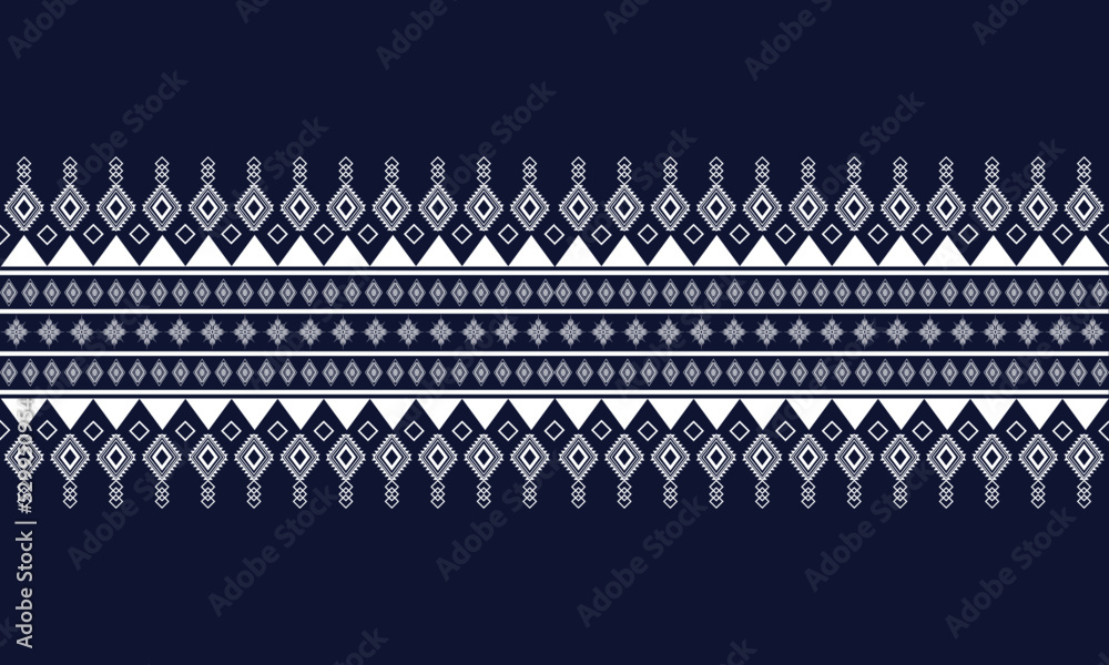 Wall mural Geometric ethnic pattern for background,fabric,wrapping,clothing,wallpaper,Batik,carpet,embroidery style.