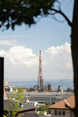 Fototapeta premium 根岸森林公園付近から臨む根岸湾（横浜市）