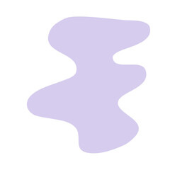 Abstract modern blob shape hand drawn background