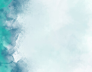 Abstract painting using watercolors. Design for your date, postcard, banner, logo.