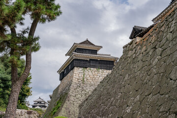 松山城 愛媛 歴史 城 城壁 天守閣 石壁