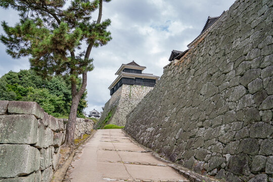 松山城 愛媛 歴史 城 城壁 天守閣 石壁